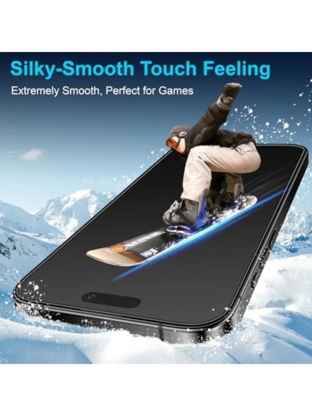2 Pack Matte Privacy Screen Protector for iPhone 17 Pro & 16 Pro - Anti-Spy